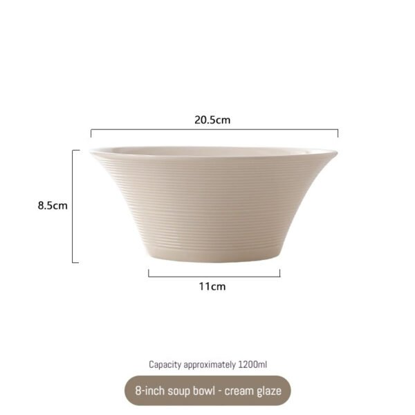 High-end Kitchen Tableware Ceramic Bowl Plates Sets Nordic White Ceramic Dinnerware Sets Luxury Crockery Dinner Sets