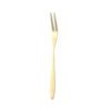 CJ-0021   304 stainless steel thickened fruit fork, dessert fork, cake fork, double-toothed and triple-toothed western dining fork. The color and material can be customized