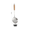 MZCJ-0002   Home and Kitchen Gadget Stainless Steel Spoon Ladle Utensils Set Wood Grain Handle Insulation Kitchenware Cooking Utensils Sets