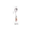 CJ-0004  304 Stainless Steel Children's Knife Fork and Spoon Baby Cartoon Cutlery 4 PCS Set Western Food Tableware