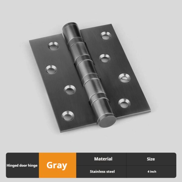 304 stainless steel 4-inch white hinge thickened invisible door bedroom bathroom wardrobe hinge hardware