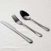 CJ-0006   Stainless steel tableware set for 4 to 8 people - knife, fork, spoon, steak knife set - 24 to 48 pieces set in a colorful box
